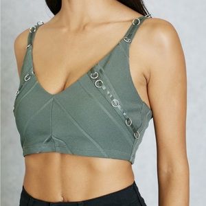 Topshop Bandage Crop Top